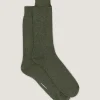 Cashmere Blend Socks in Loden