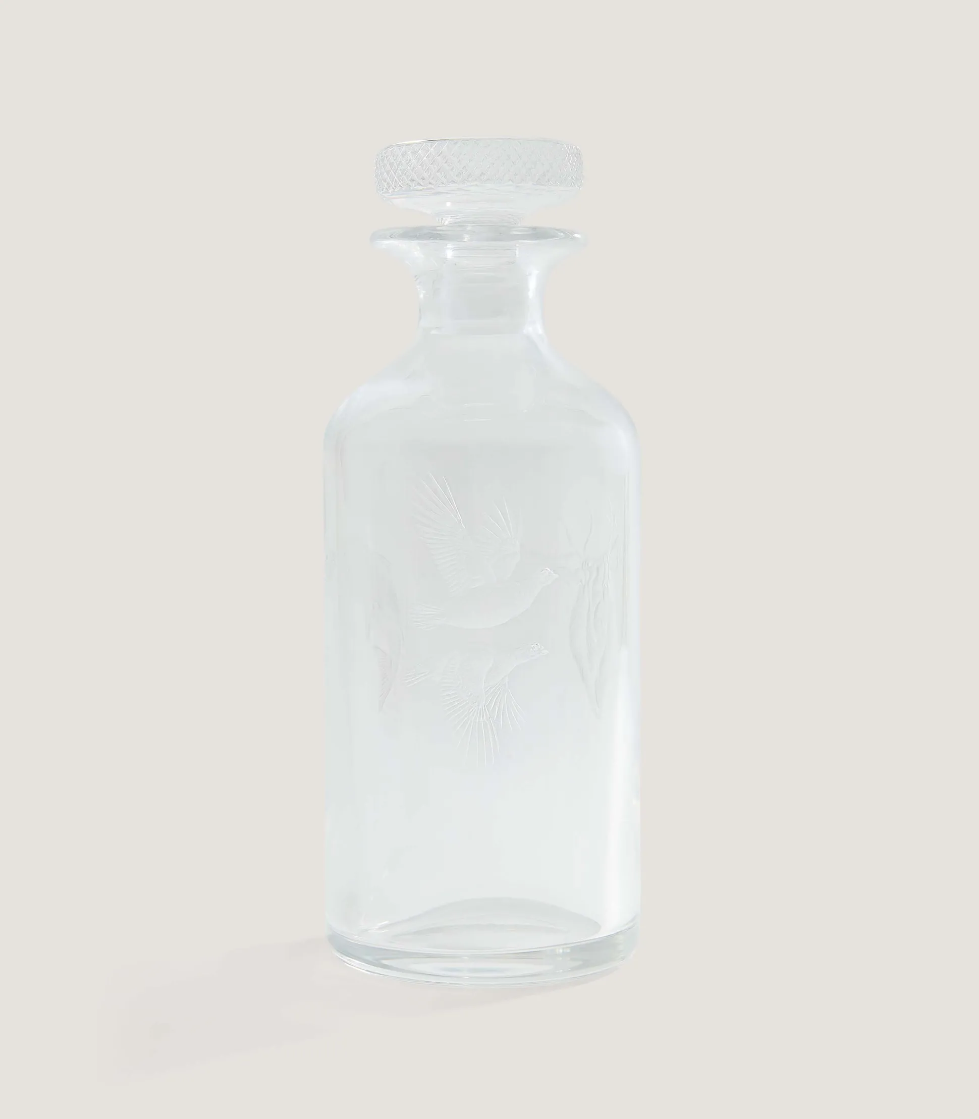 Copper Wheel Engraved Macnab Challenge Crystal Decanter