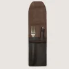 Cutlery Set in Dark Brown