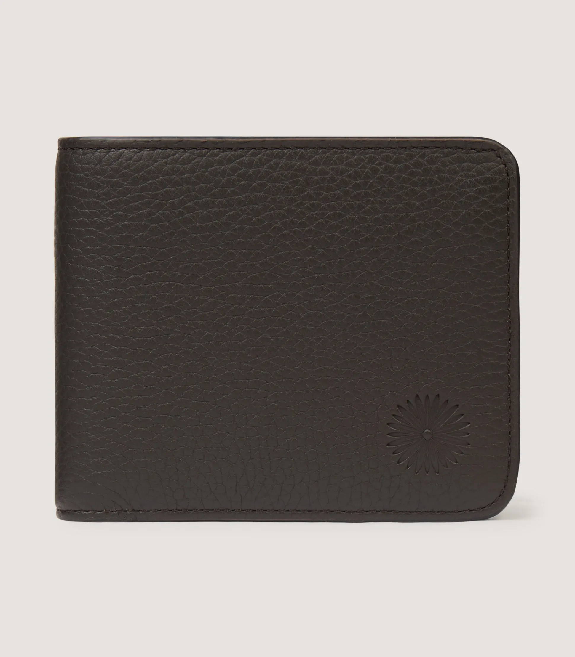 Featherburst Billfold Wallet In Dark Brown