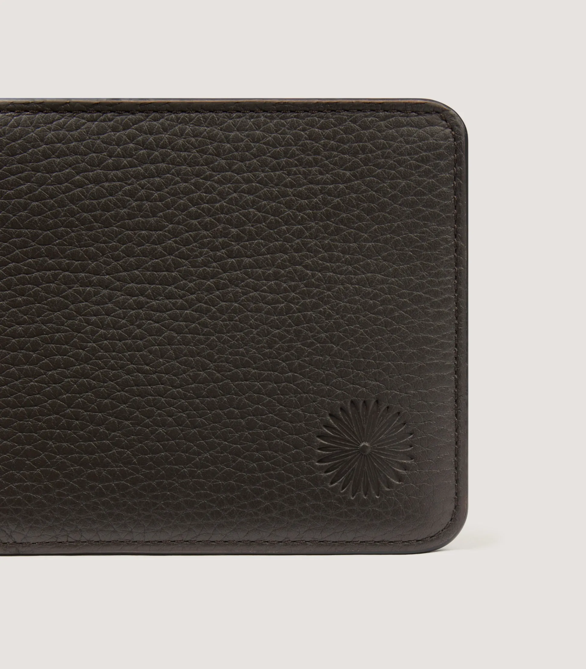 Featherburst Billfold Wallet In Dark Brown