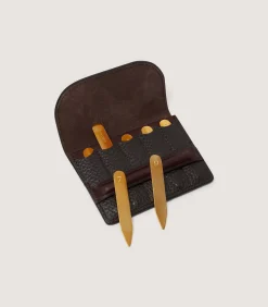 Featherburst Card Position Finder In Dark Brown