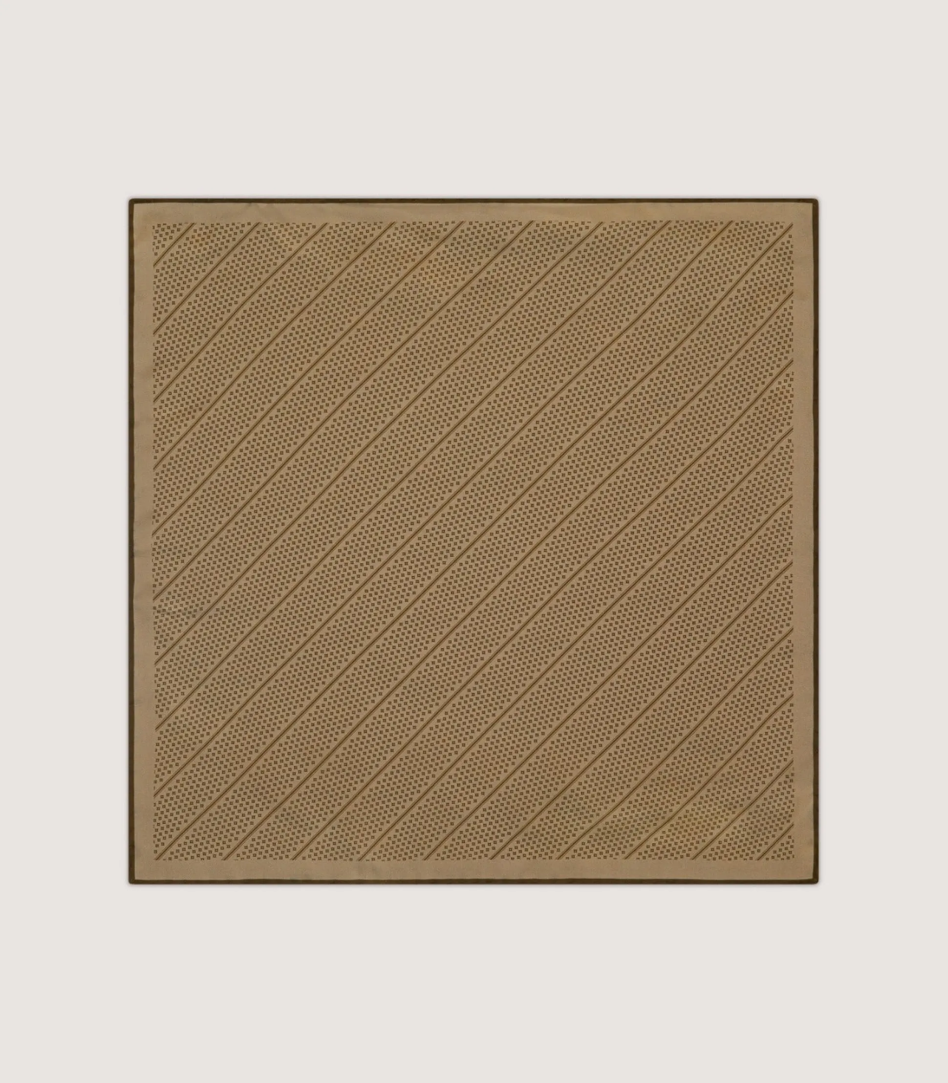 Geometric Pocket Square in Forest