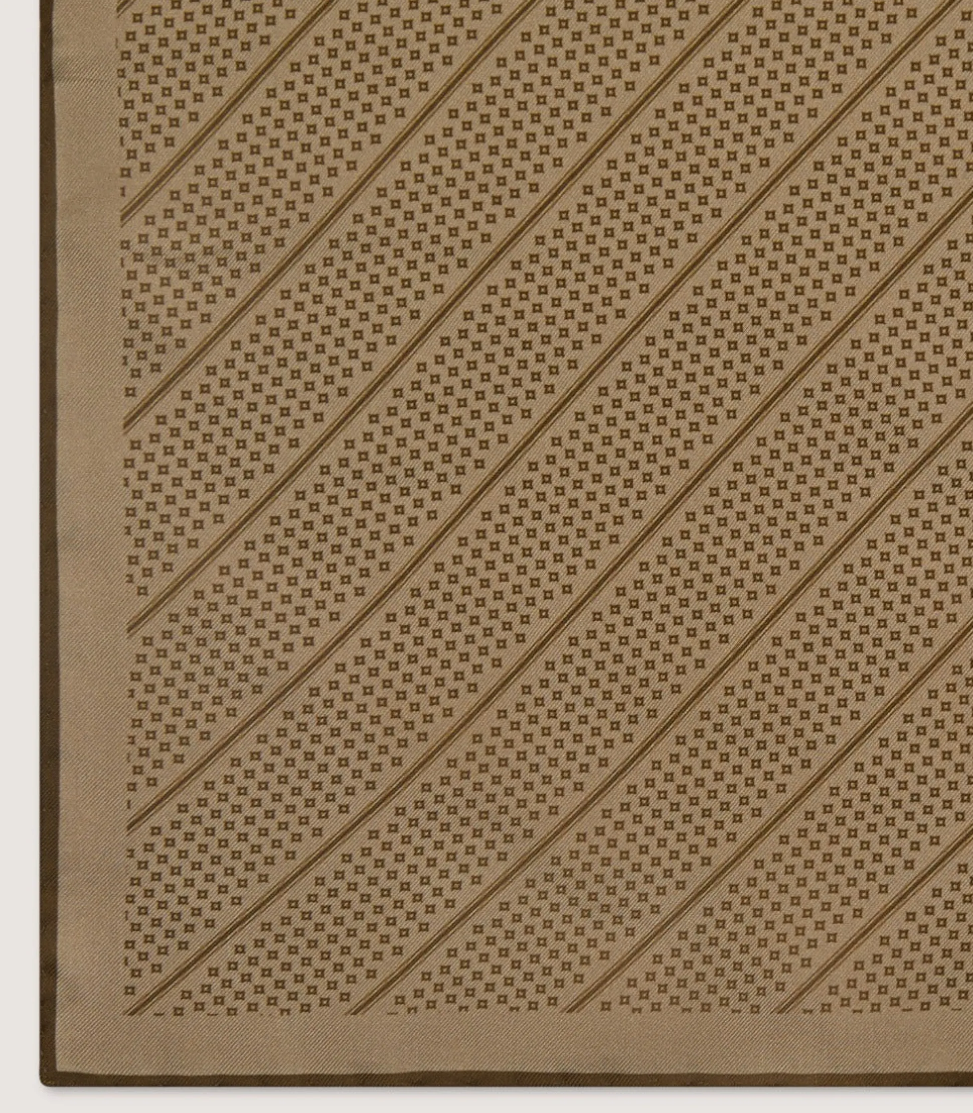Geometric Pocket Square in Forest