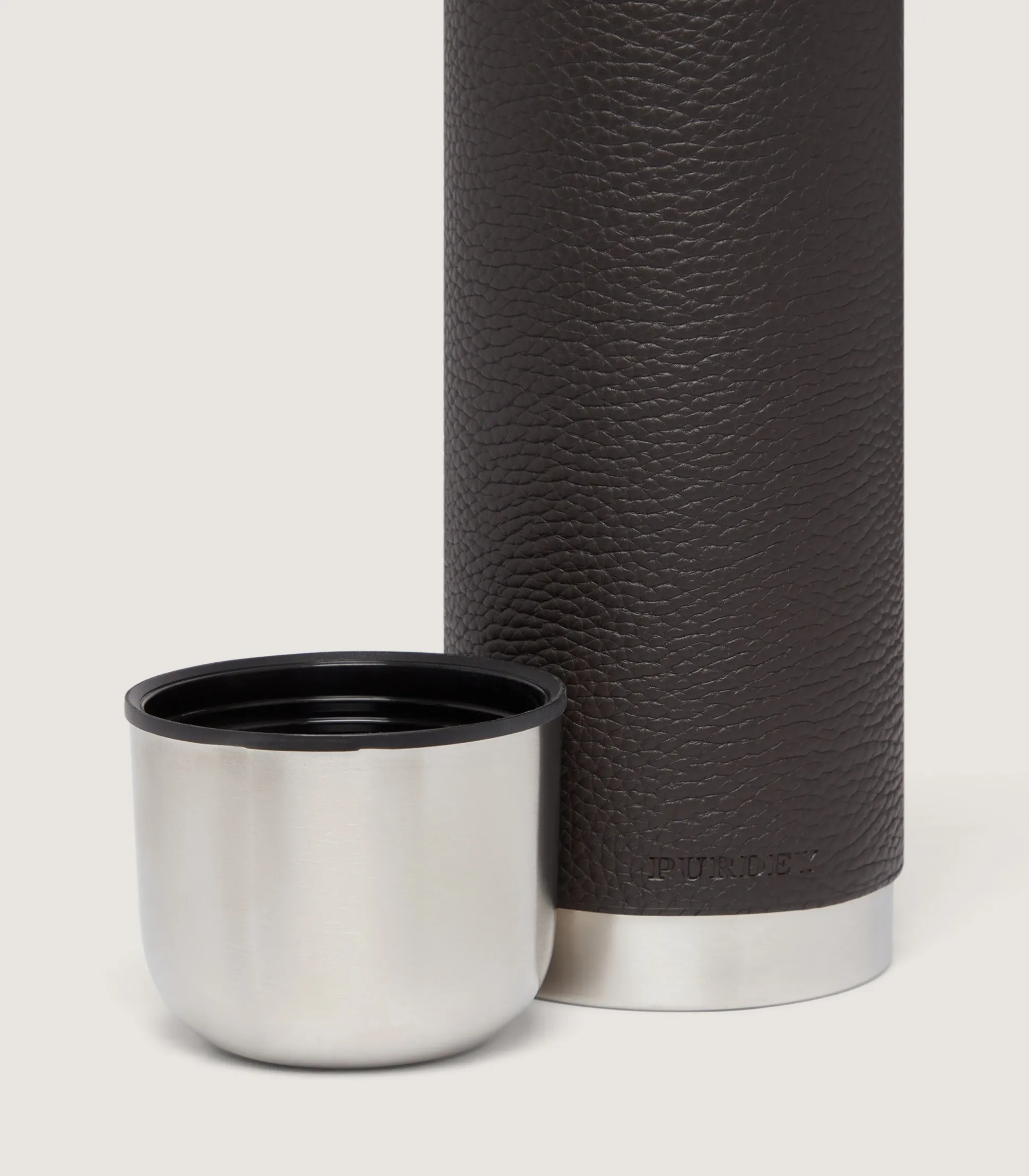 Leather Covered Steel Thermos