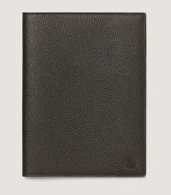 Leather Notebook Cover in Dark Brown