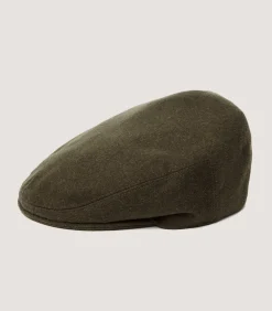 Litton Short Peak Loden Cap In Loden