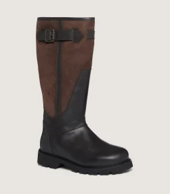 Men's Aigle Inverss Gore Tex Boots in Dark Brown