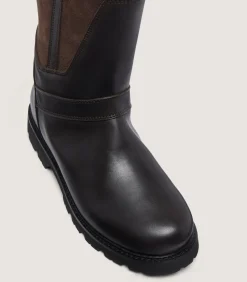 Men's Aigle Inverss Gore Tex Boots in Dark Brown