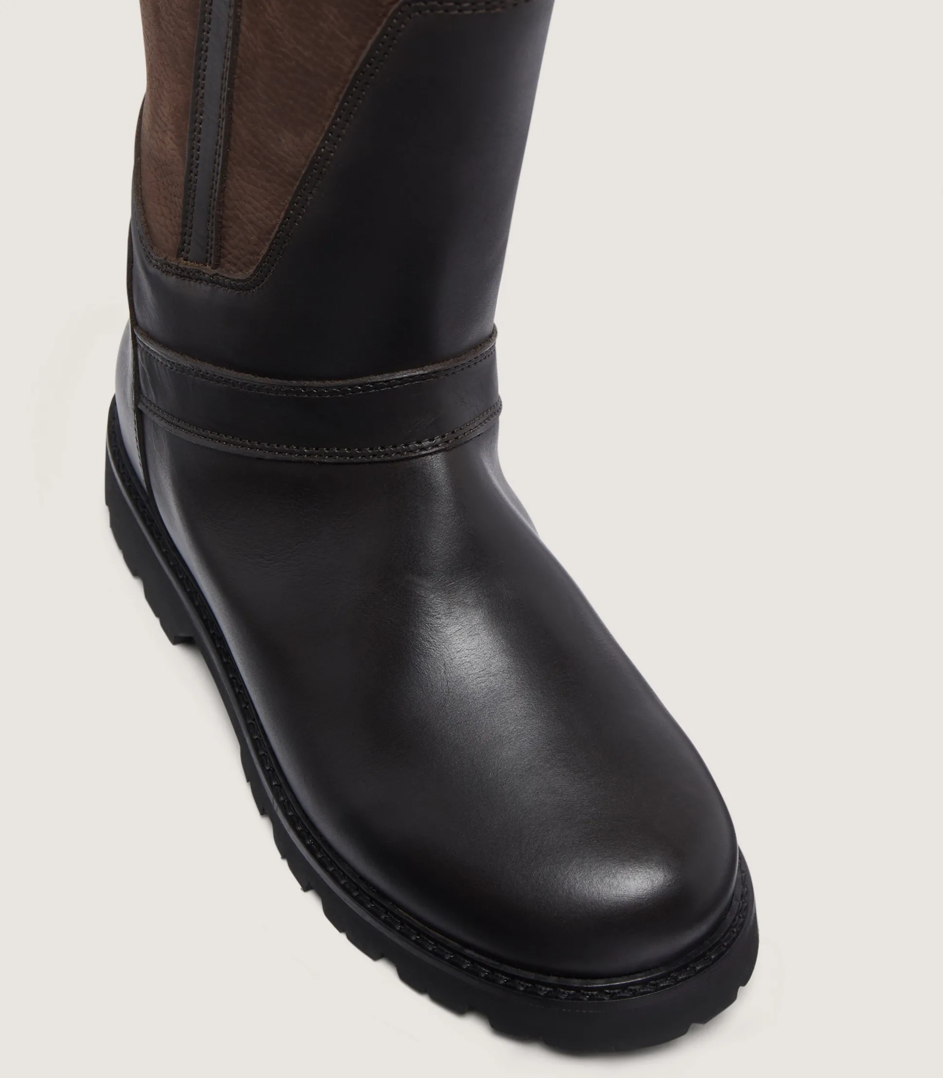 Men's Aigle Inverss Gore Tex Boots in Dark Brown