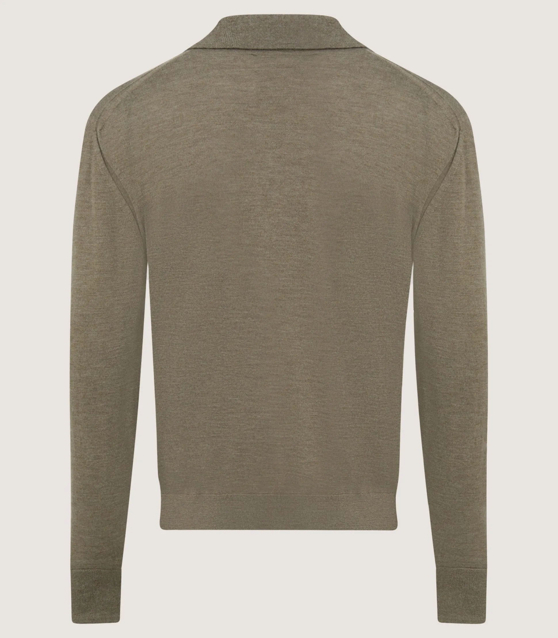Men's Cashmere Duke Polo in Taupe