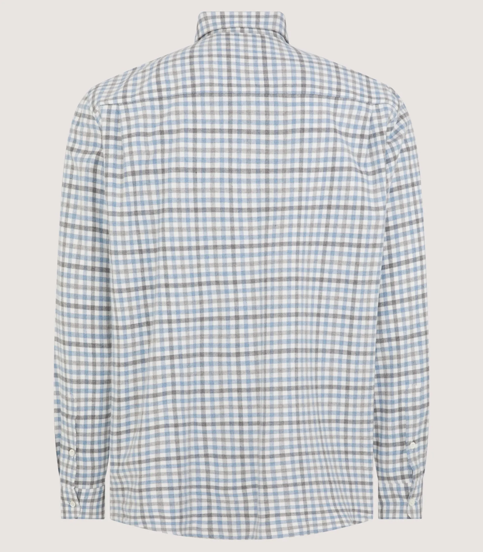 Men's Check Flannel Shirt in Dove