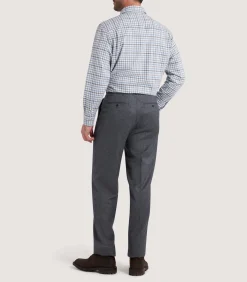 Men's Check Flannel Shirt in Dove
