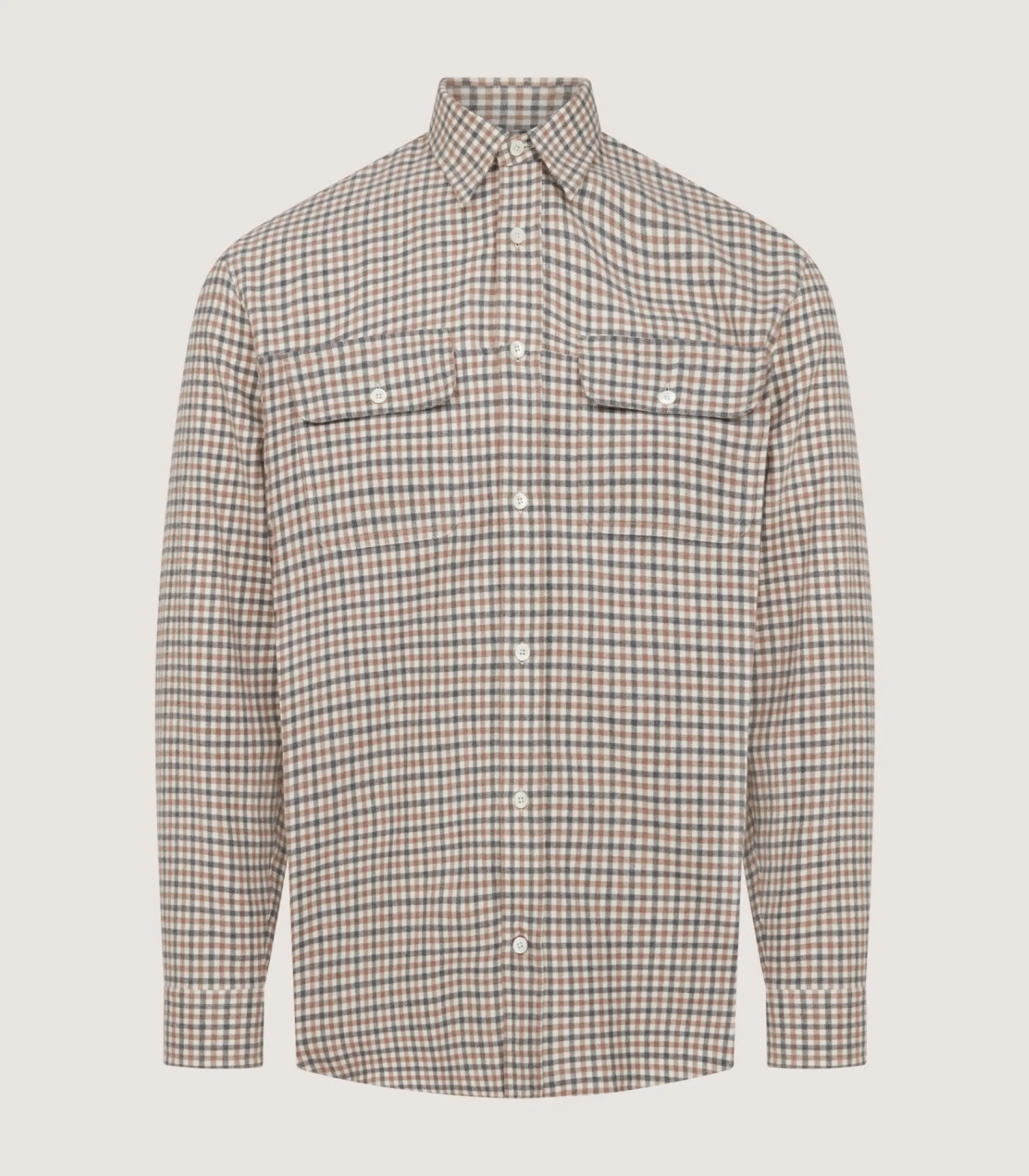Men's Club Check Double Pocket Shirt