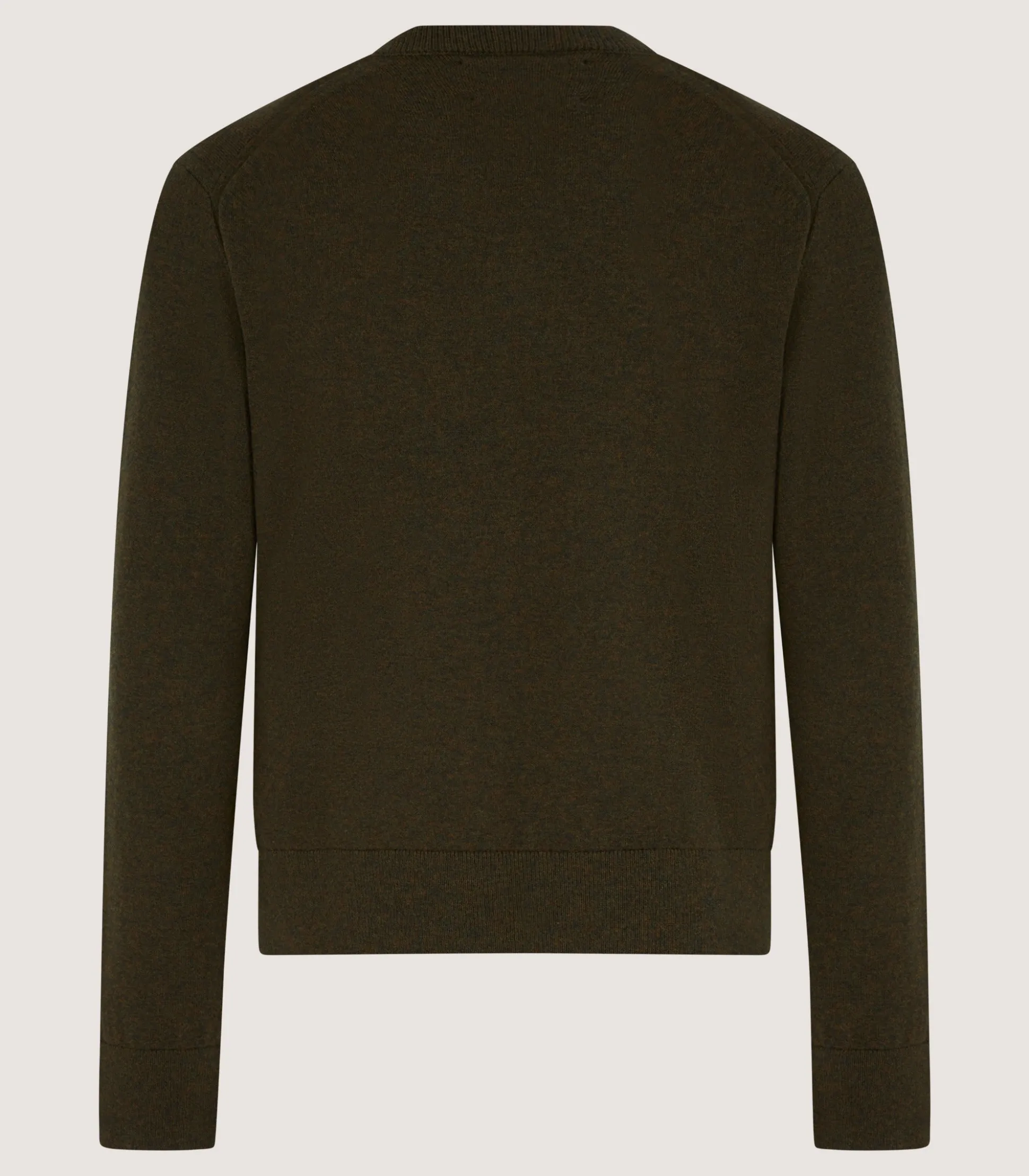 Men's Ensay British Outdoor V Neck Jumper in Loden