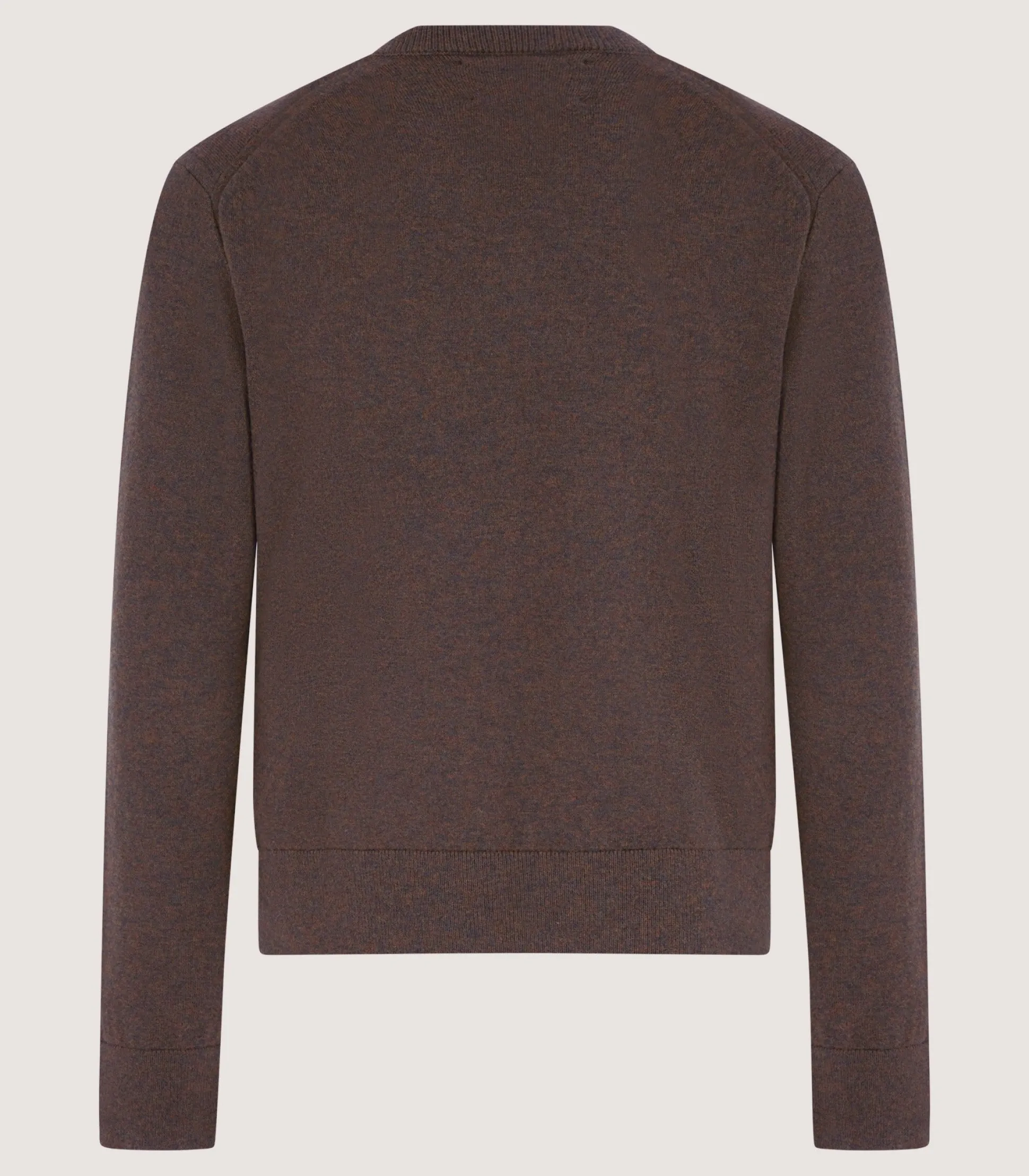 Men's Ensay British Outdoor V Neck Jumper in Oak