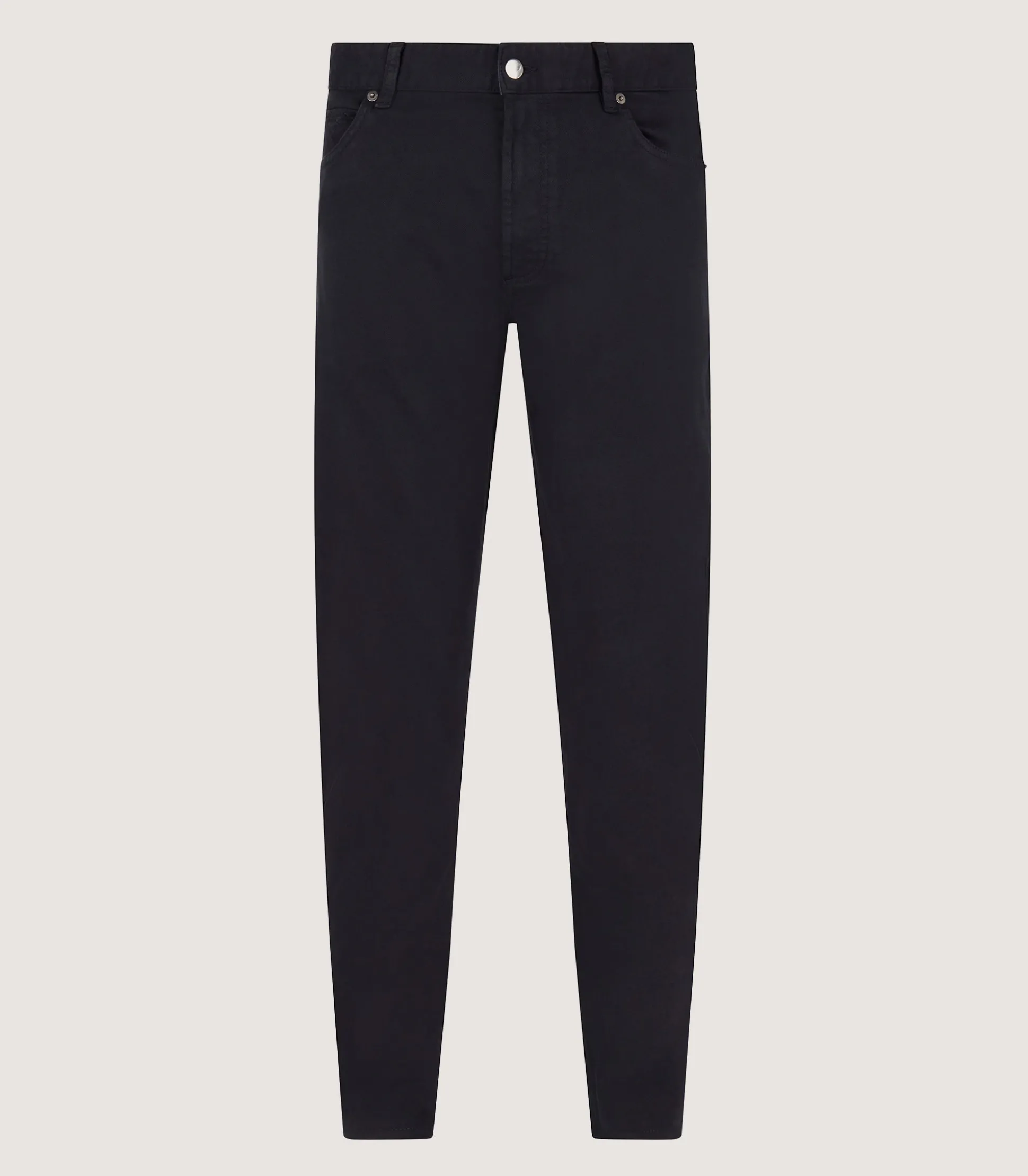 Men's Heavy Cotton Trousers In Navy