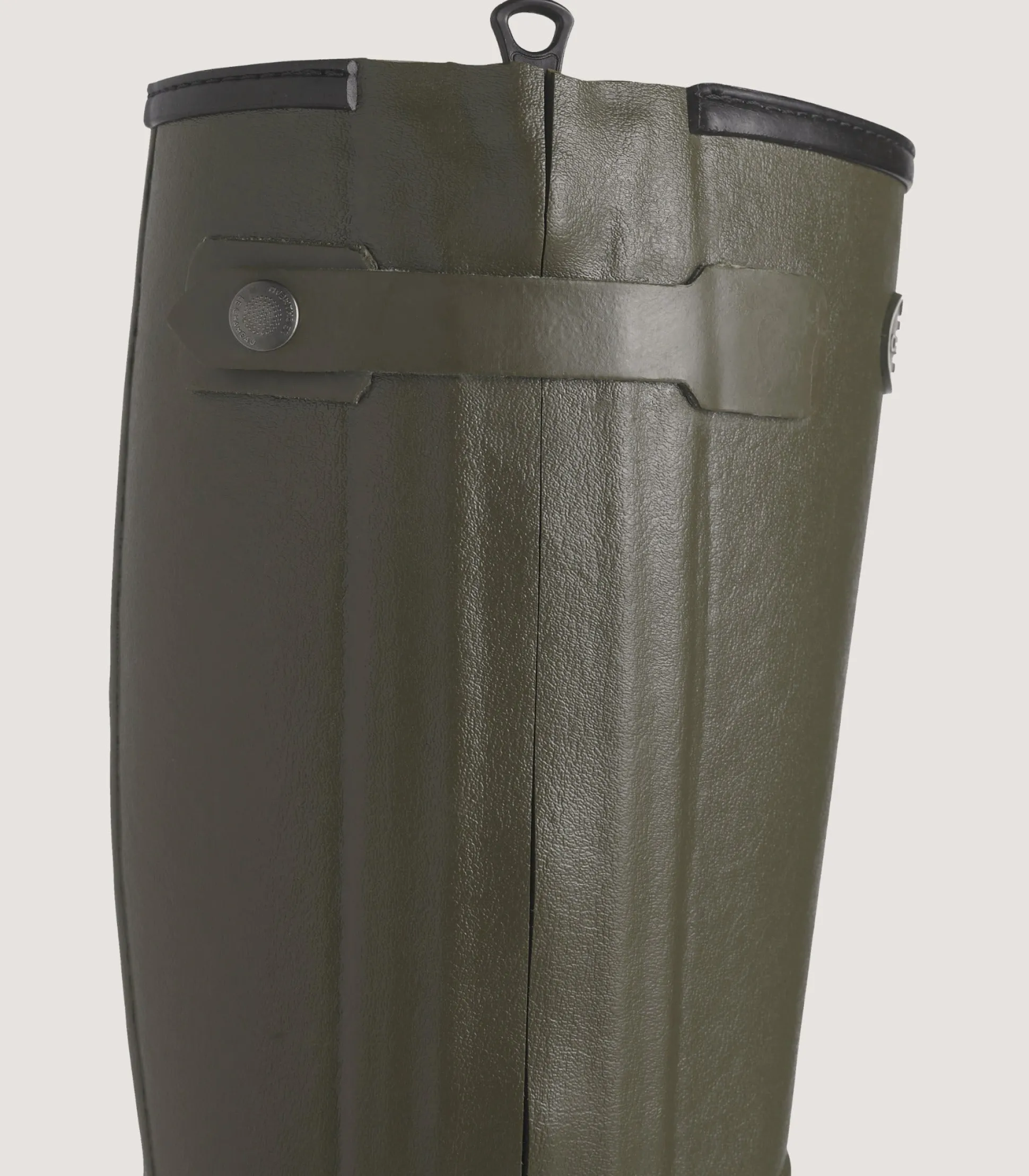 Men's Le Chameau Chasseur Wool Lined Boot In Dark Green
