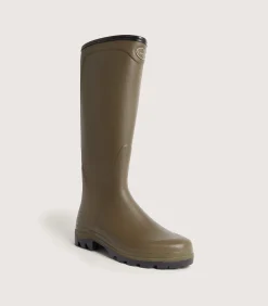 Men's Le Chameau Country Cross Boot In Forest Green