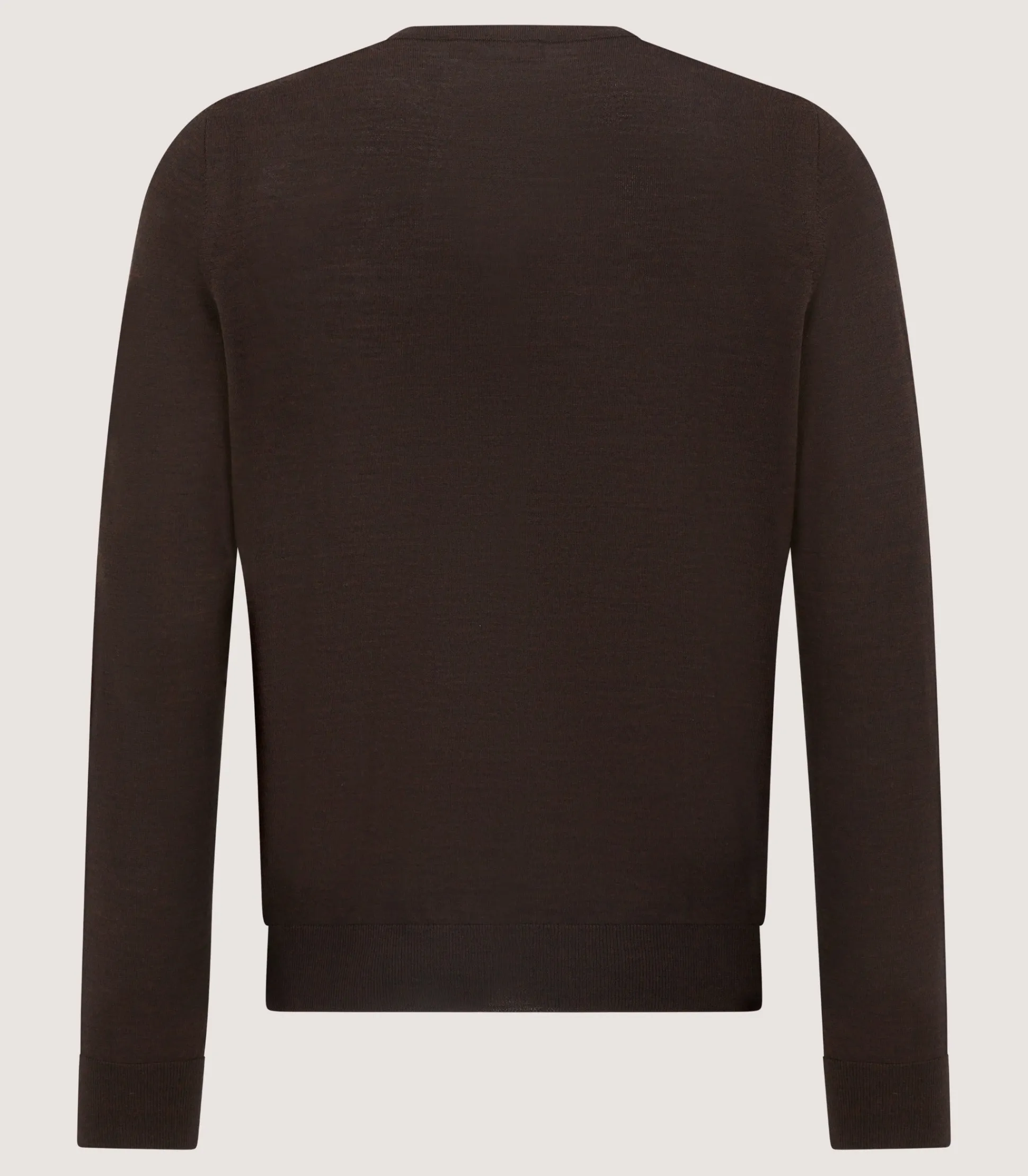 Men's Lightweight Travel Merino Crew Neck in Chocolate