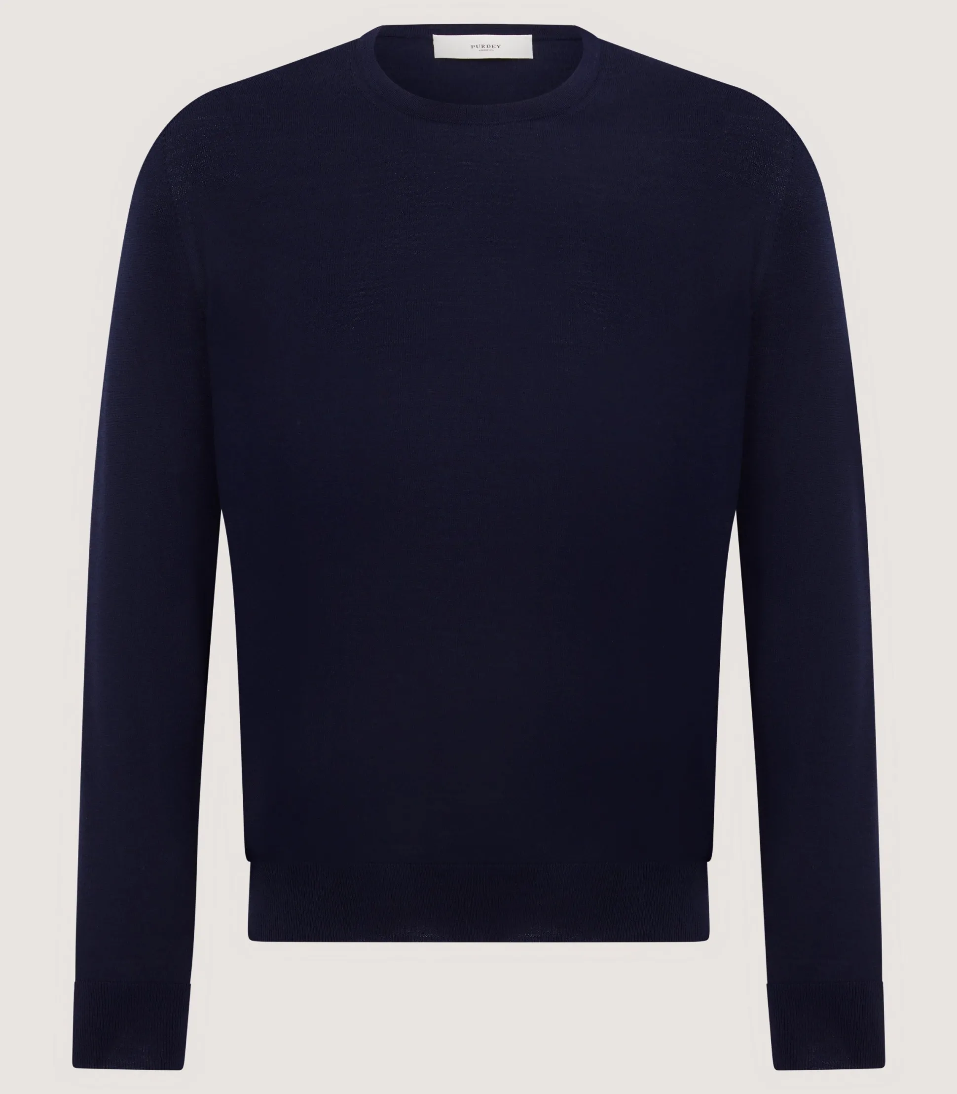 Men's Lightweight Travel Merino Crew Neck in Midnight
