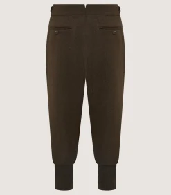 Men's Loden Two Pleat Breek with Storm Cuff in Loden