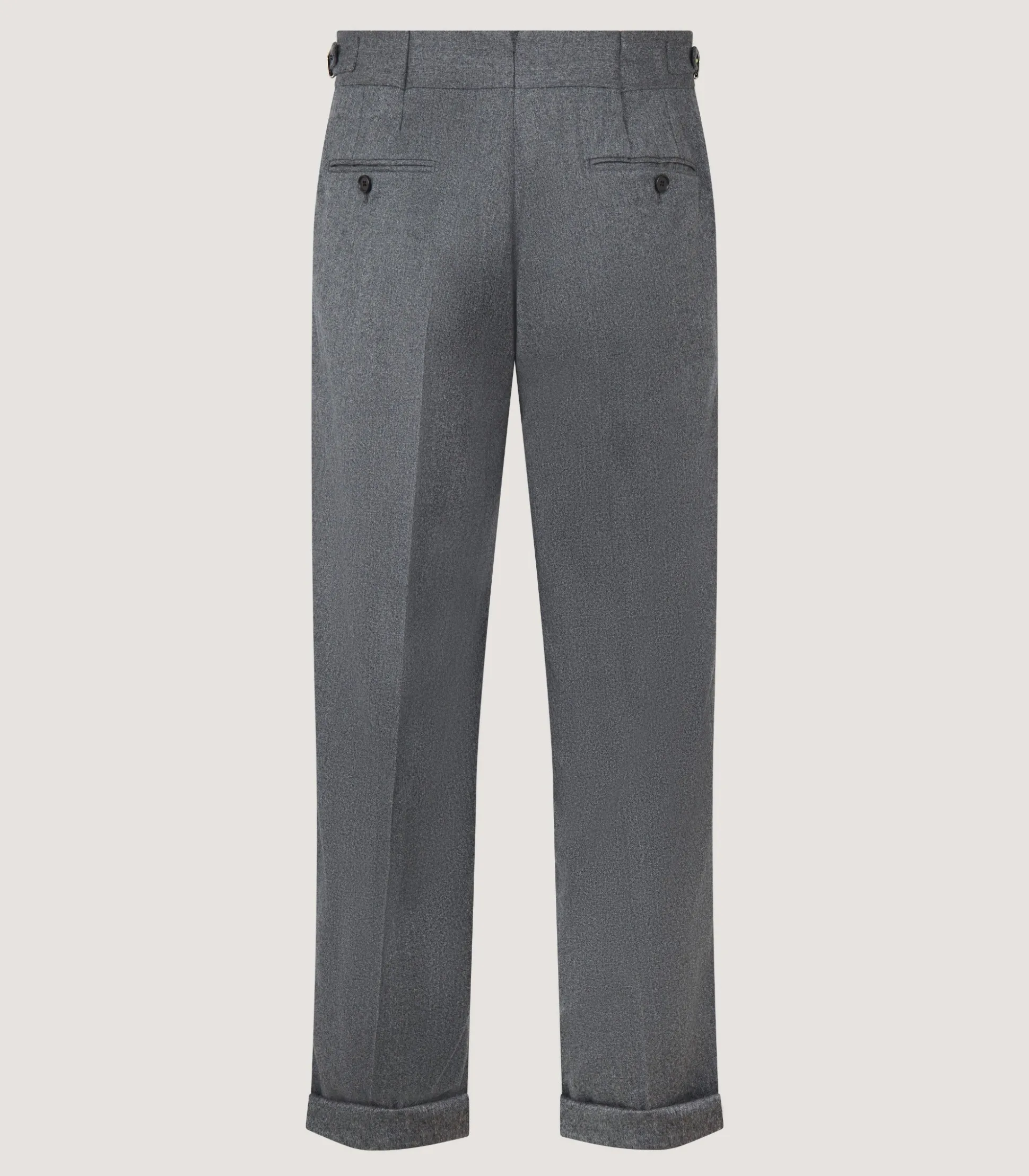 Men's Merino Flannel Double Buckle Trouser