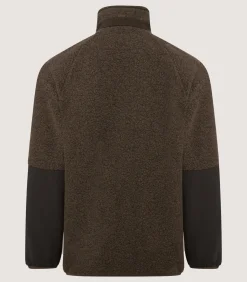 Men's Merino Lux Fleece Jacket In Walnut