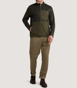 Men's Merino Tech Jersey Jacket in Loden
