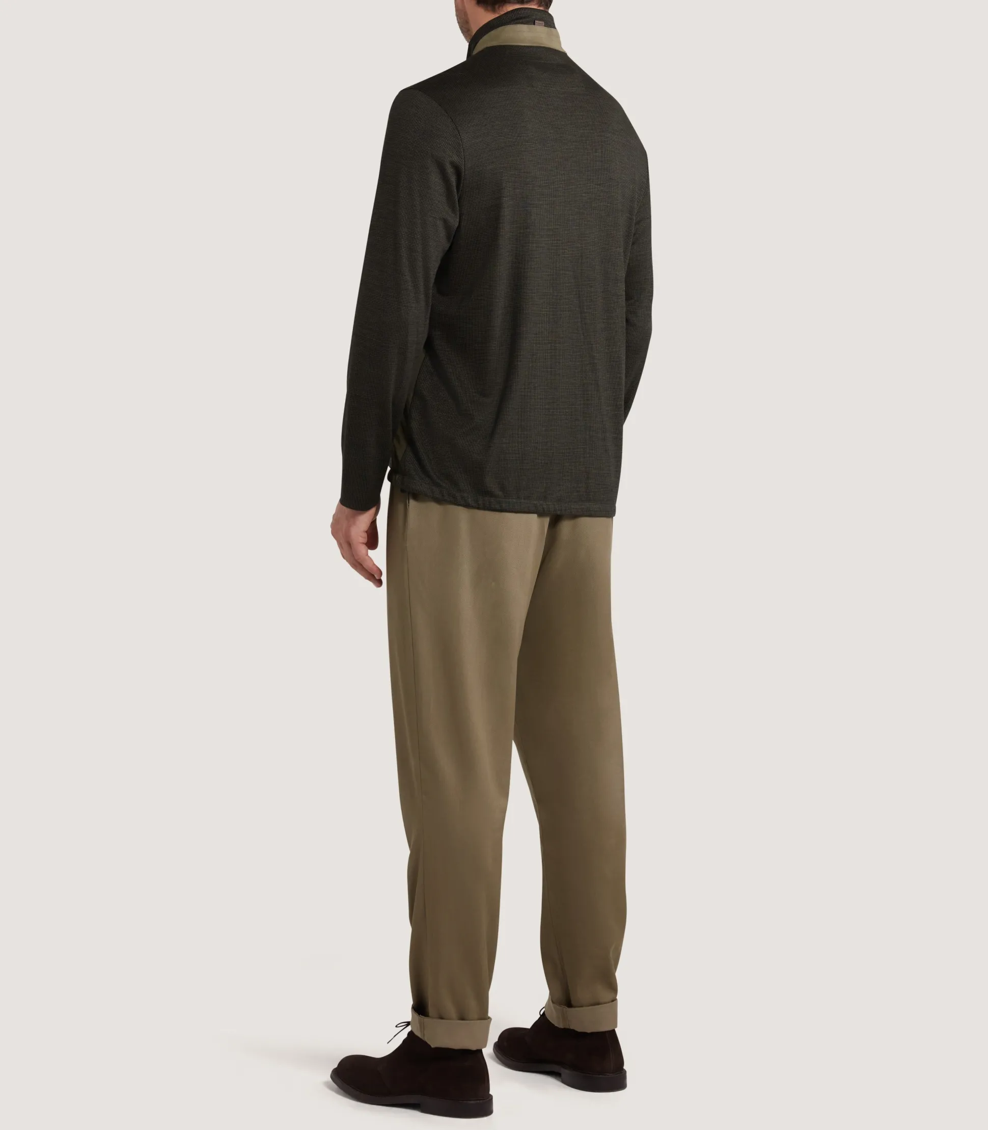 Men's Merino Tech Jersey Jacket in Loden