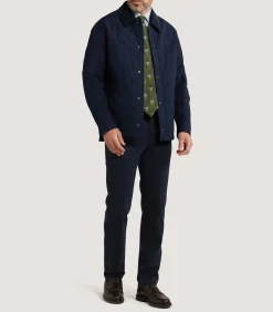 Men's Padded Purdey Jacket In Navy