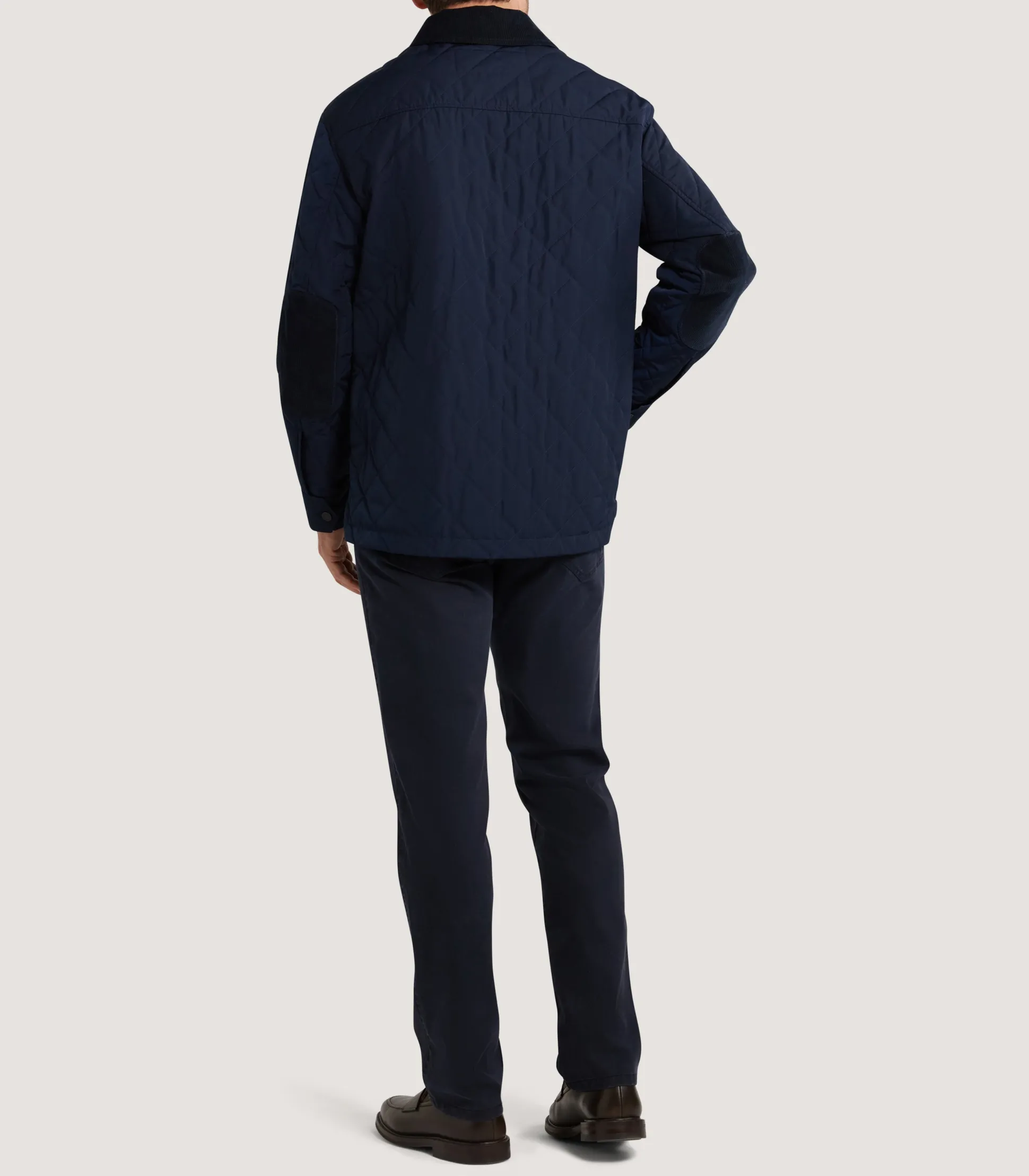 Men's Padded Purdey Jacket In Navy