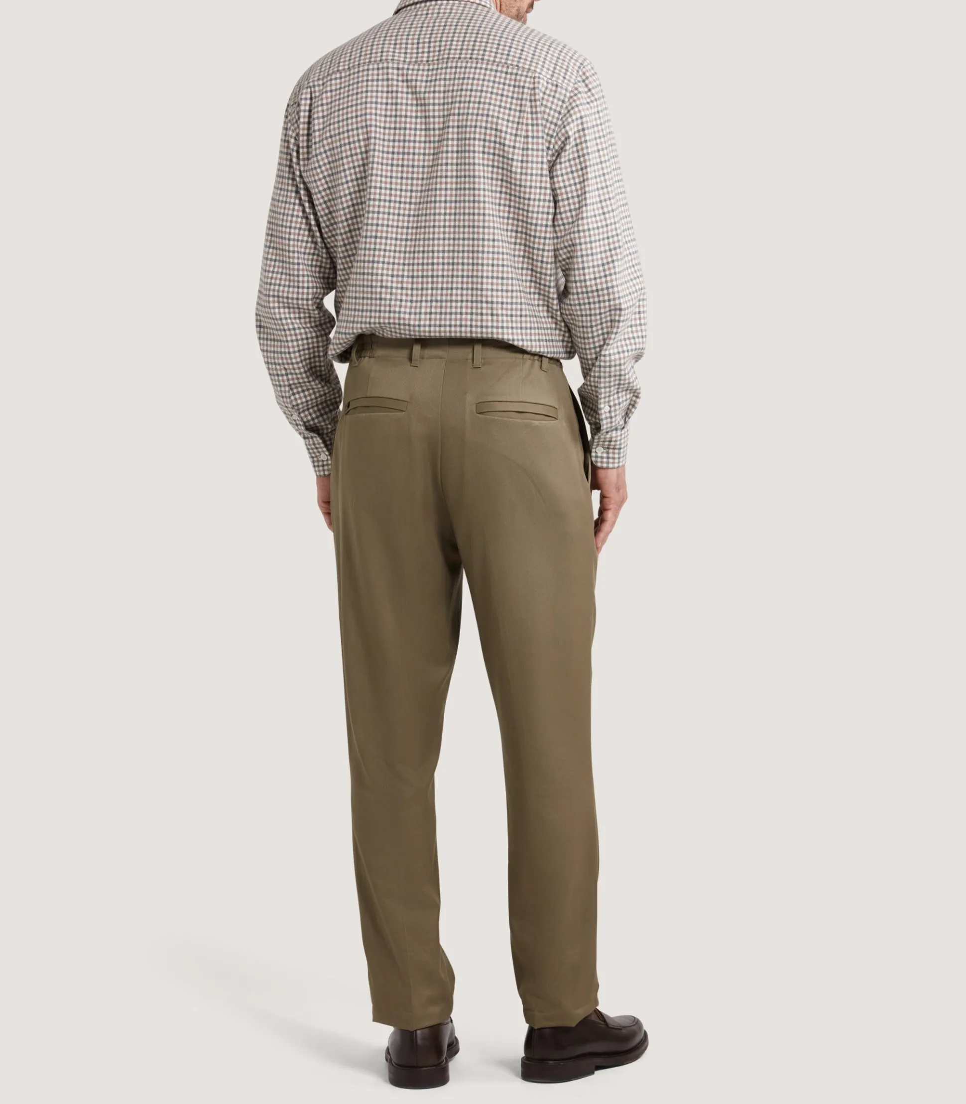 Men's Performance Twill Chino in Flax