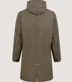 Men's Ridge Parka Jacket In Tobacco