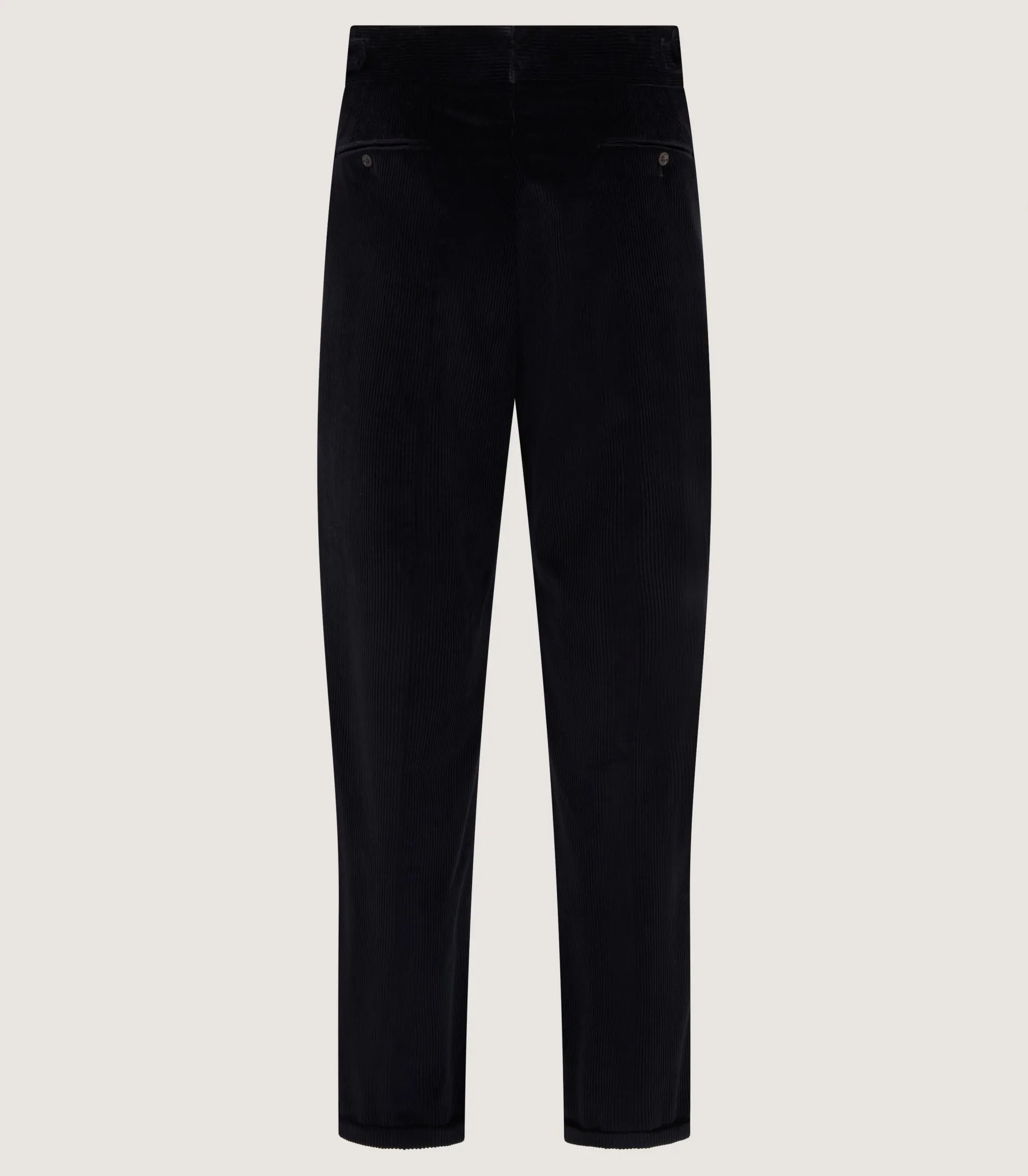 Men's Side Buckle Trouser In Black