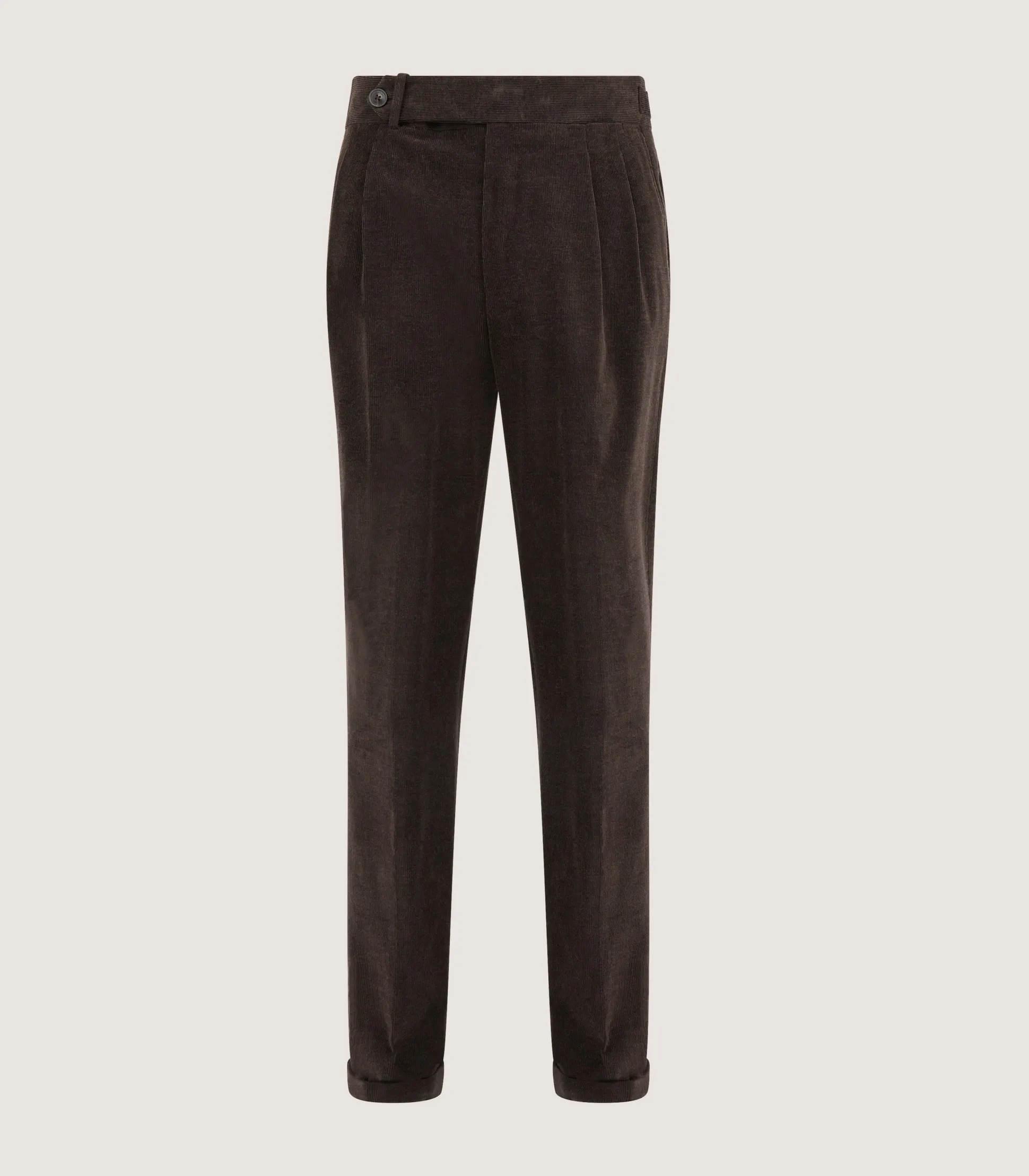 Men's Side Buckle Trouser In Ebony