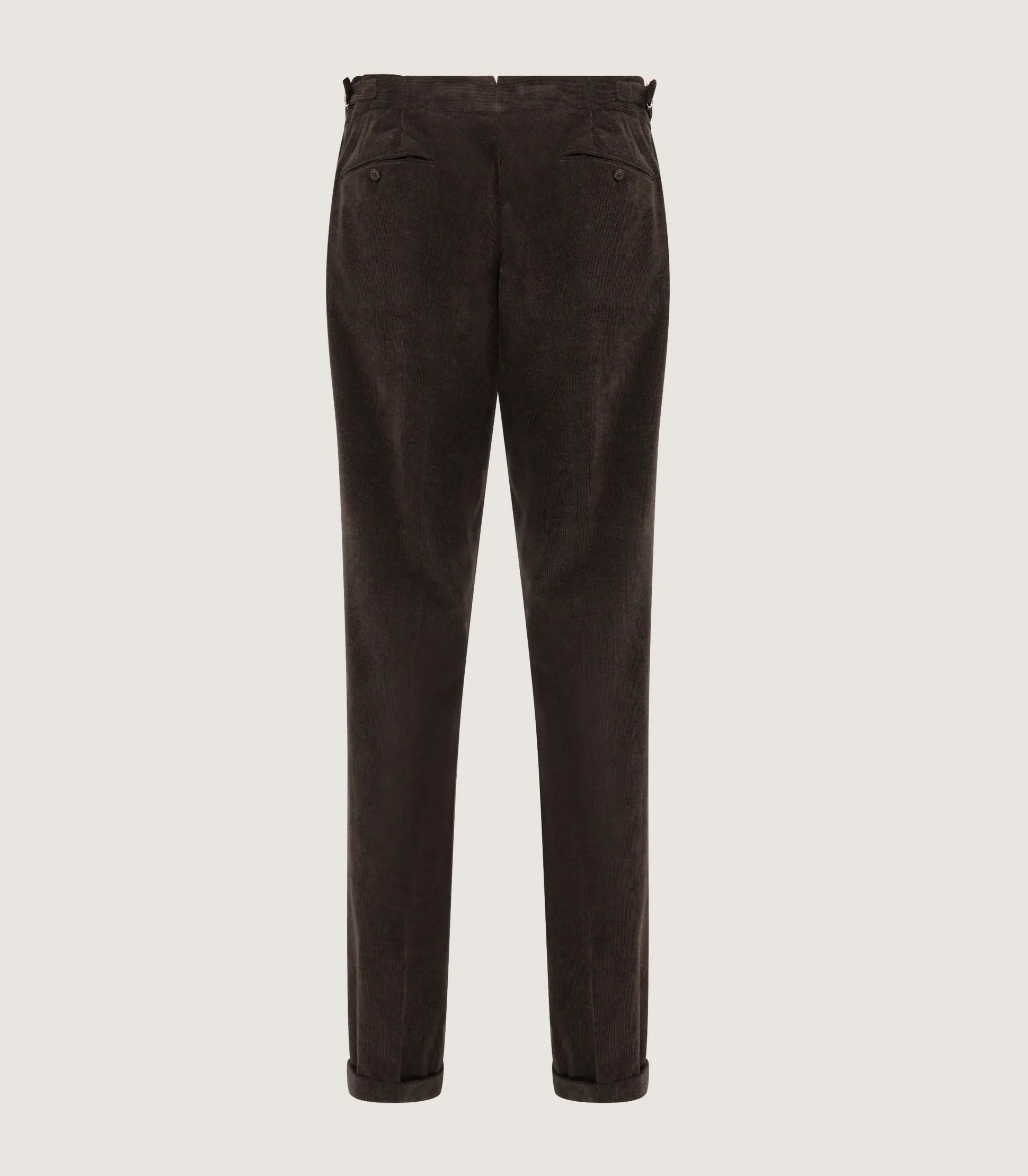 Men's Side Buckle Trouser In Ebony