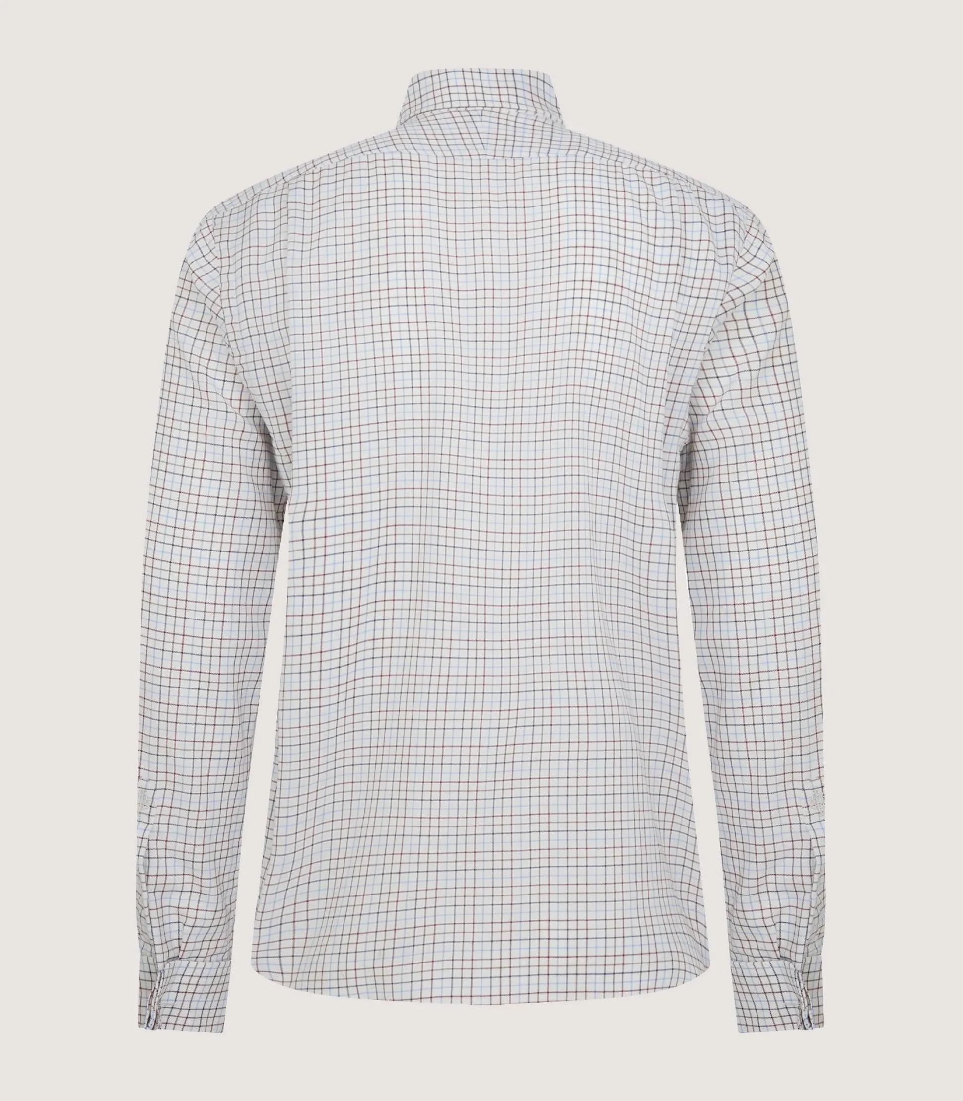 Men's Summer Sporting Half Tattersall Double Cuff Shirt