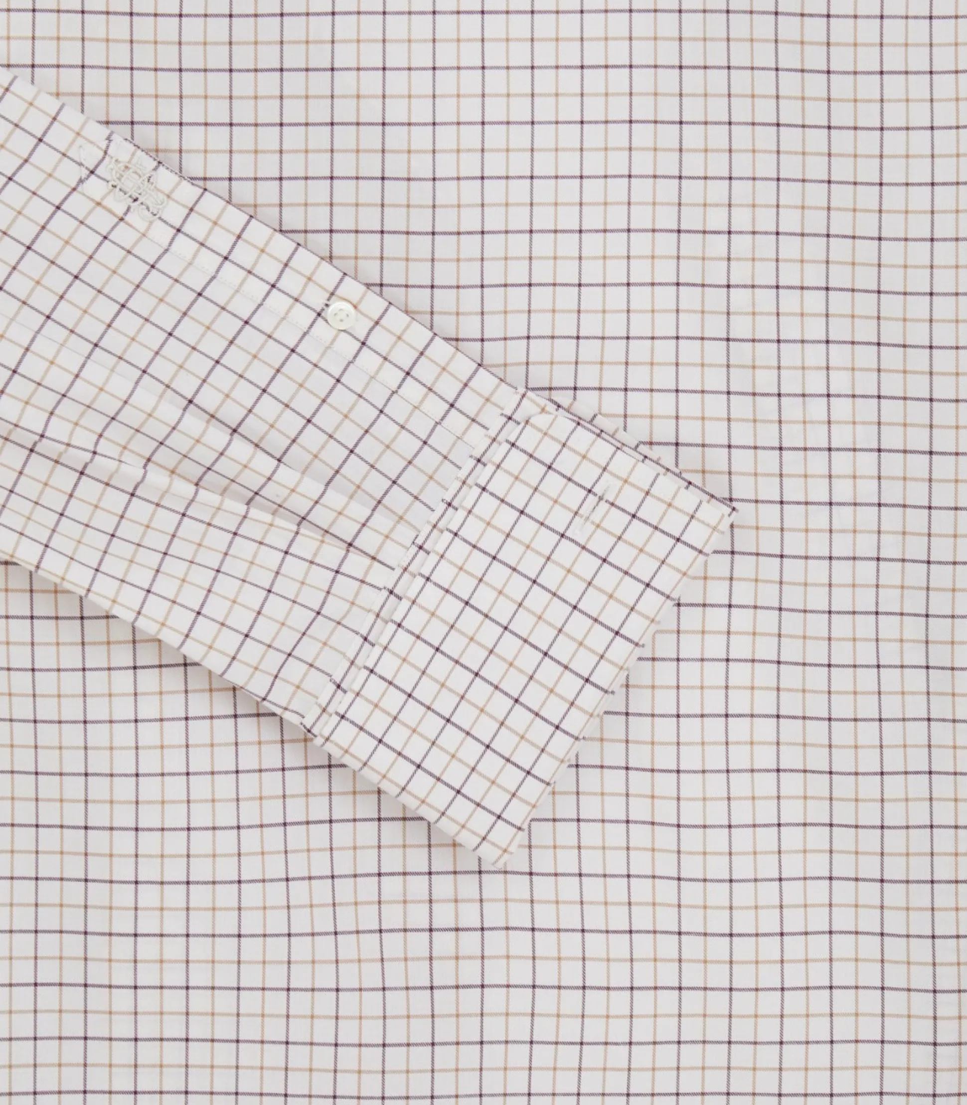 Men's Summer Sporting Tattersall Double Cuff Shirt