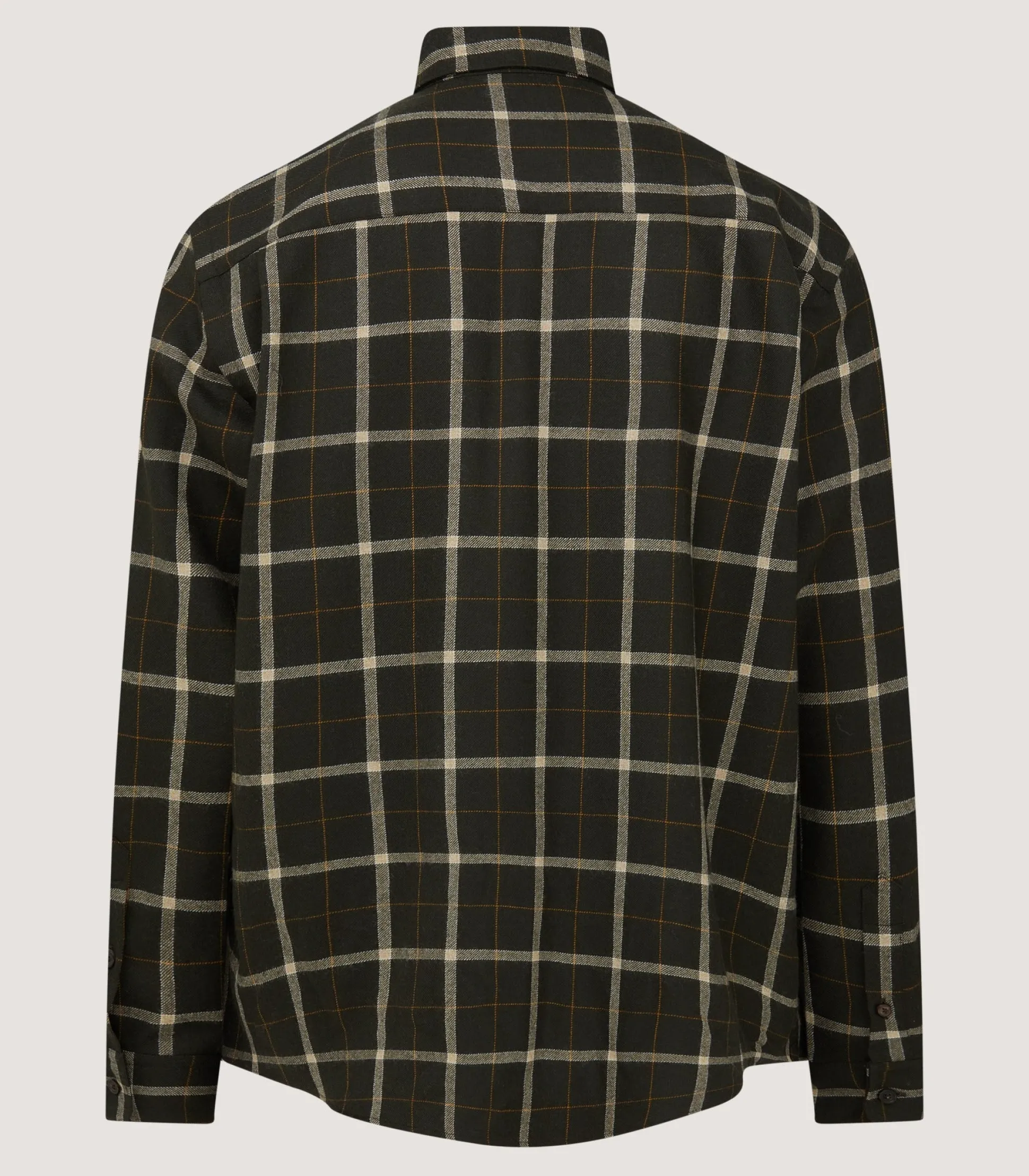 Men's Tartan Flannel Shirt in Dark Olive