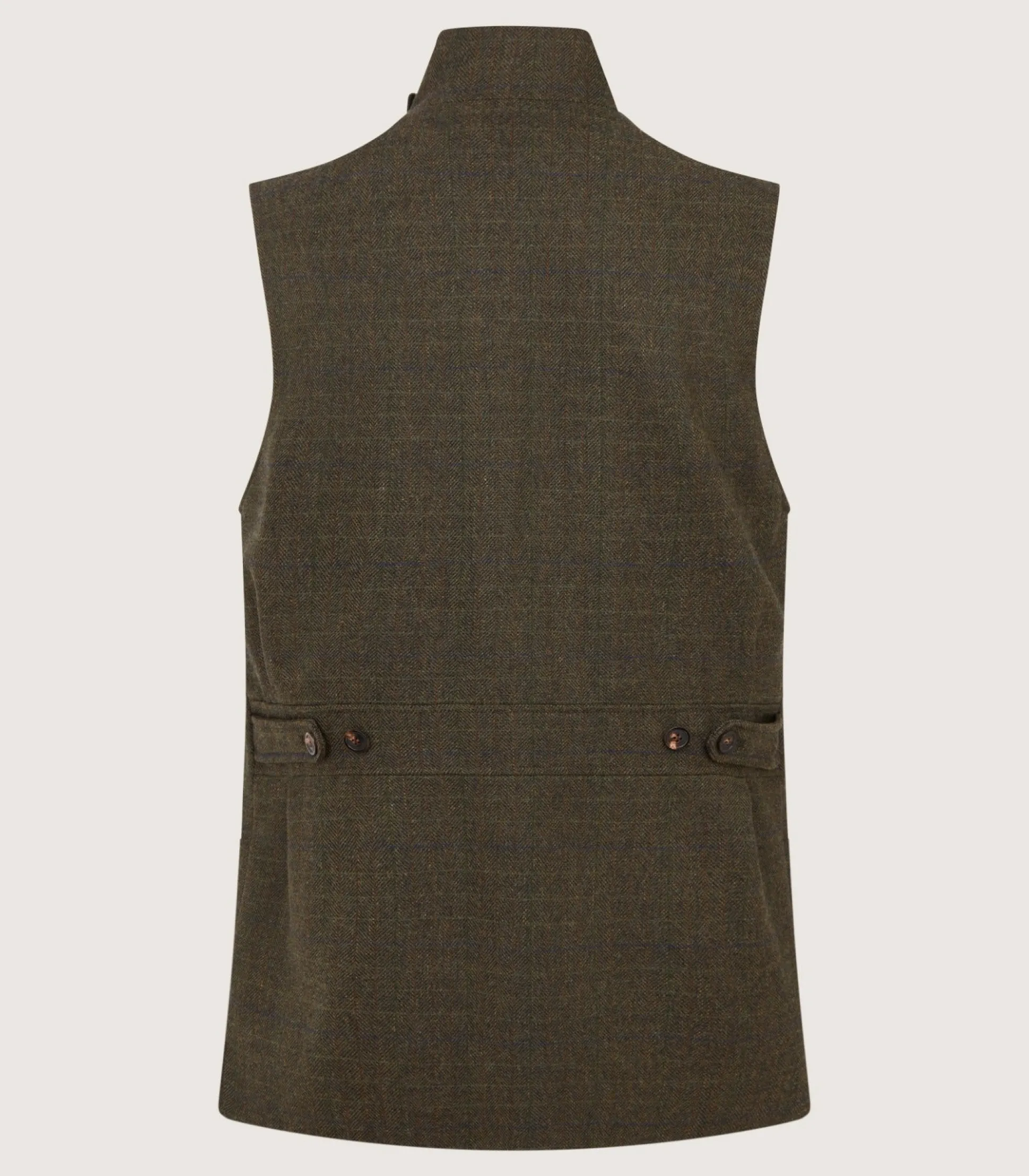 Men's Technical Tweed High Collar Sporting Vest In Strathbeg