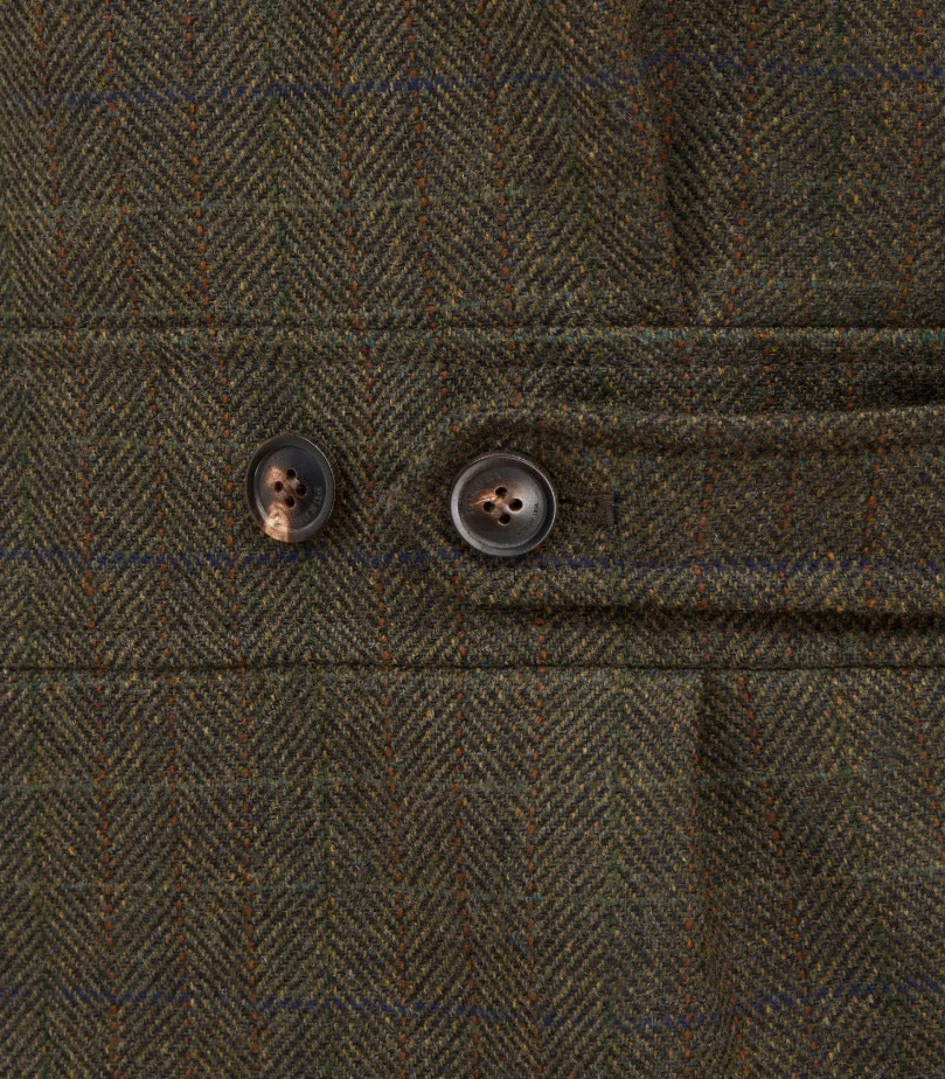 Men's Technical Tweed High Collar Sporting Vest In Strathbeg