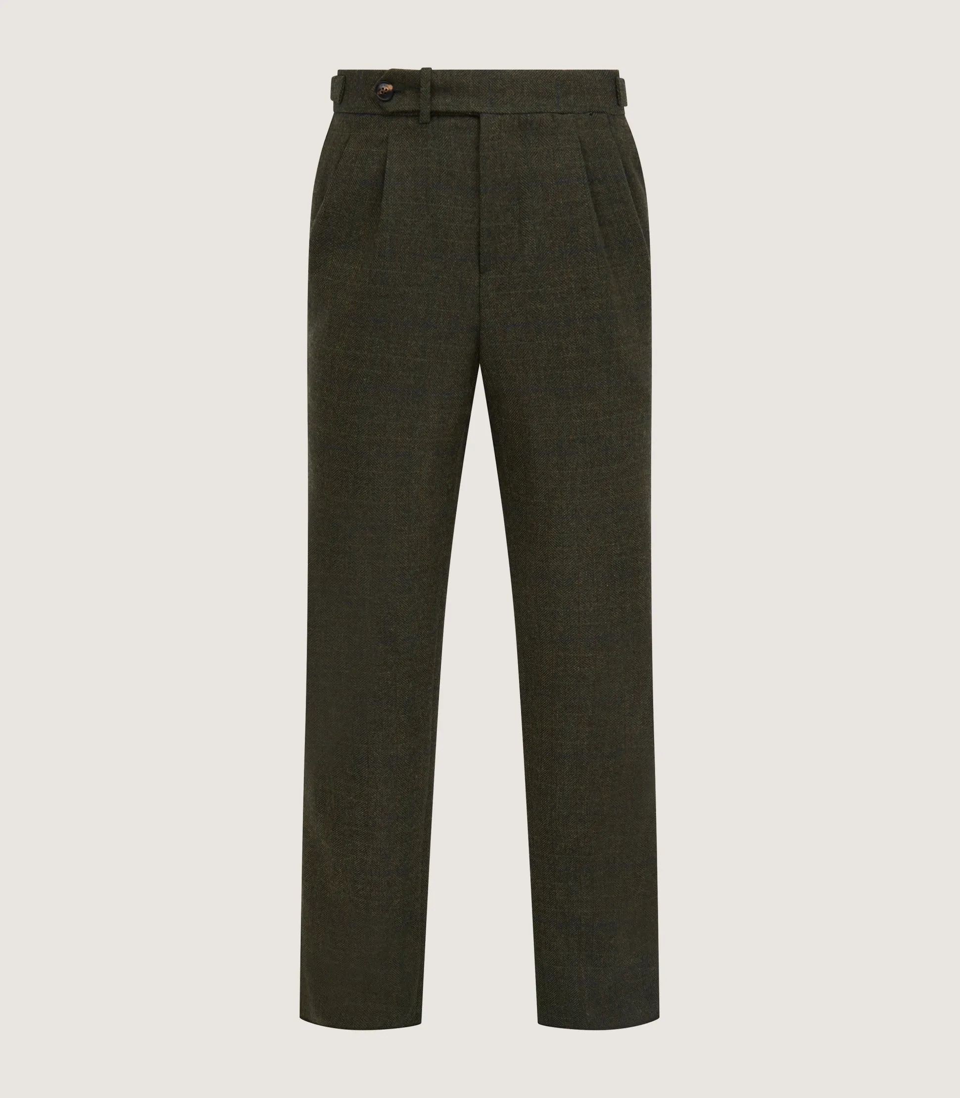 Men's Technical Tweed Two Pleat Sporting Trousers In Strathbeg