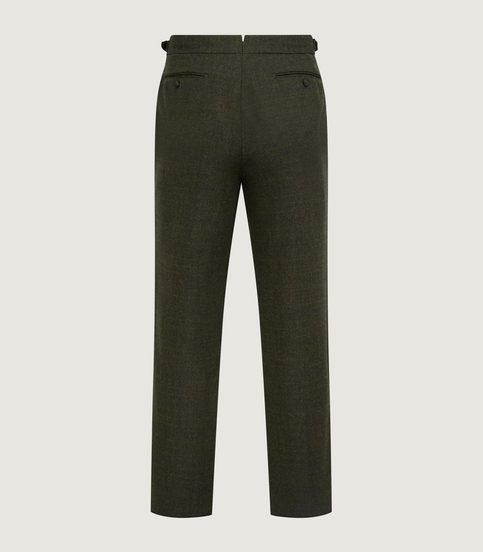 Men's Technical Tweed Two Pleat Sporting Trousers In Strathbeg