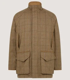 Men's Tweed Raglan Field Coat in Morar