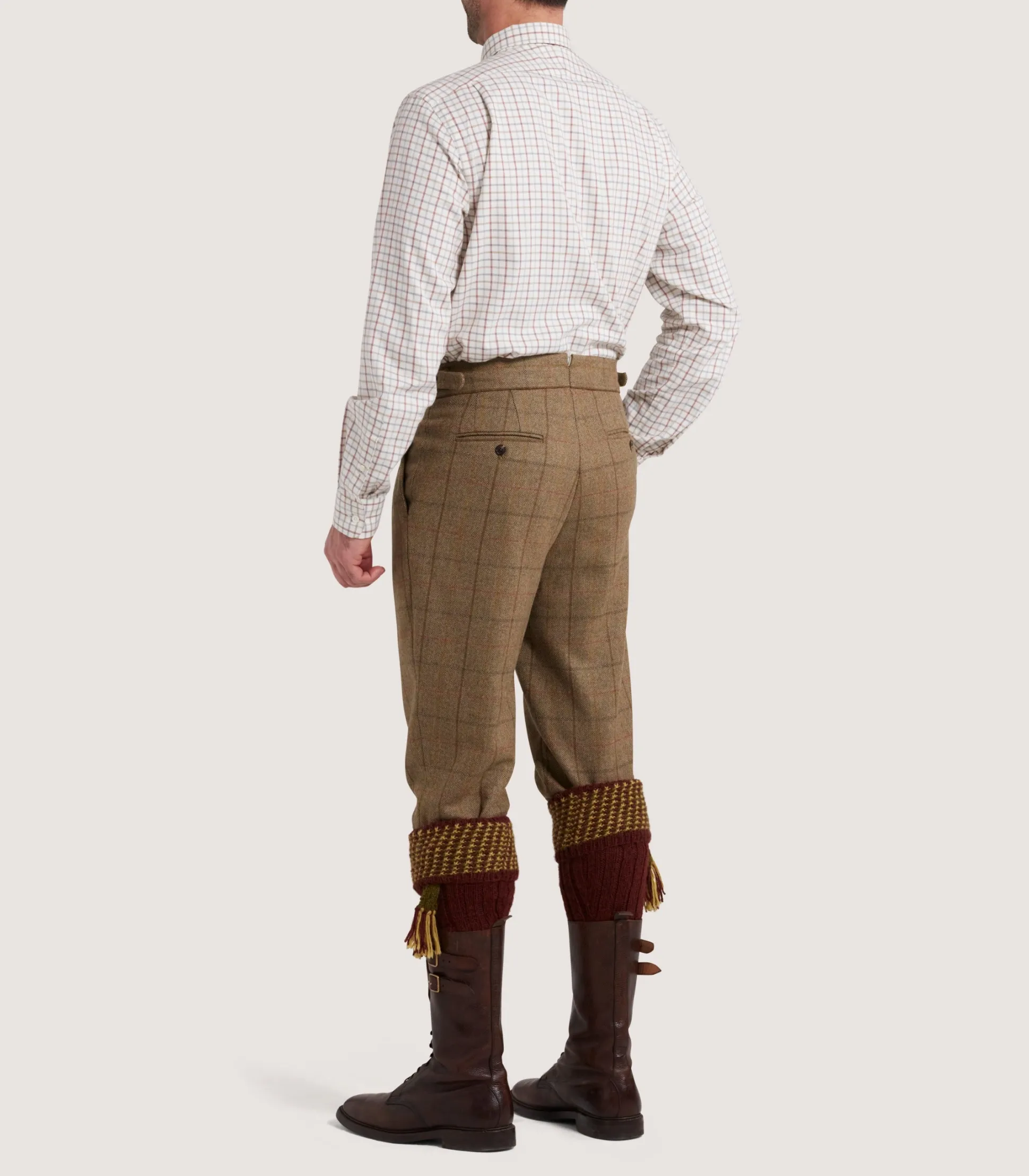 Men's Tweed Two Pleat Breek with Storm Cuff in Morar