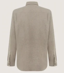 Men's Wide Herringbone Double Pocket Shirt