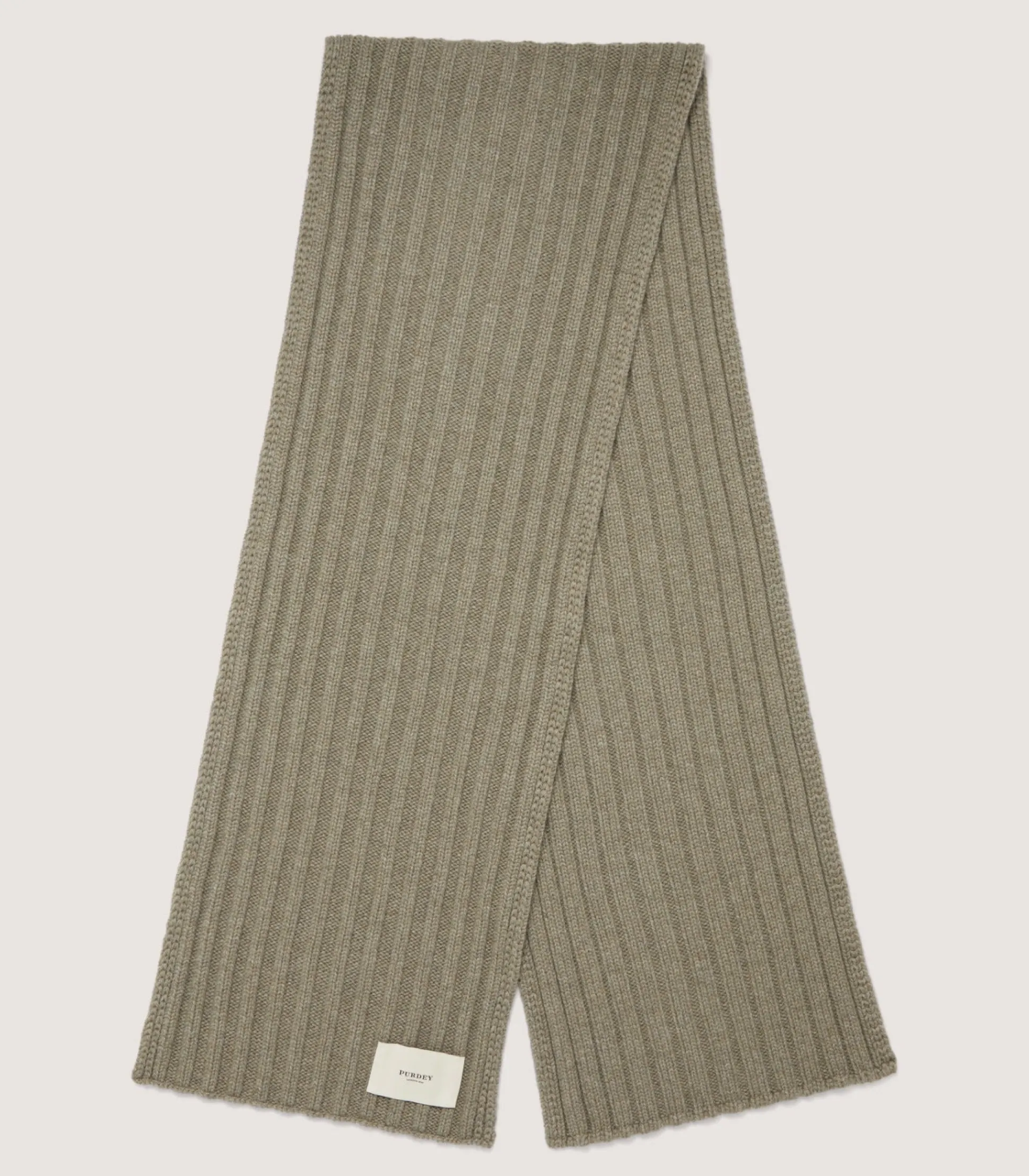 Ribbed Chunky Scarf in Sage