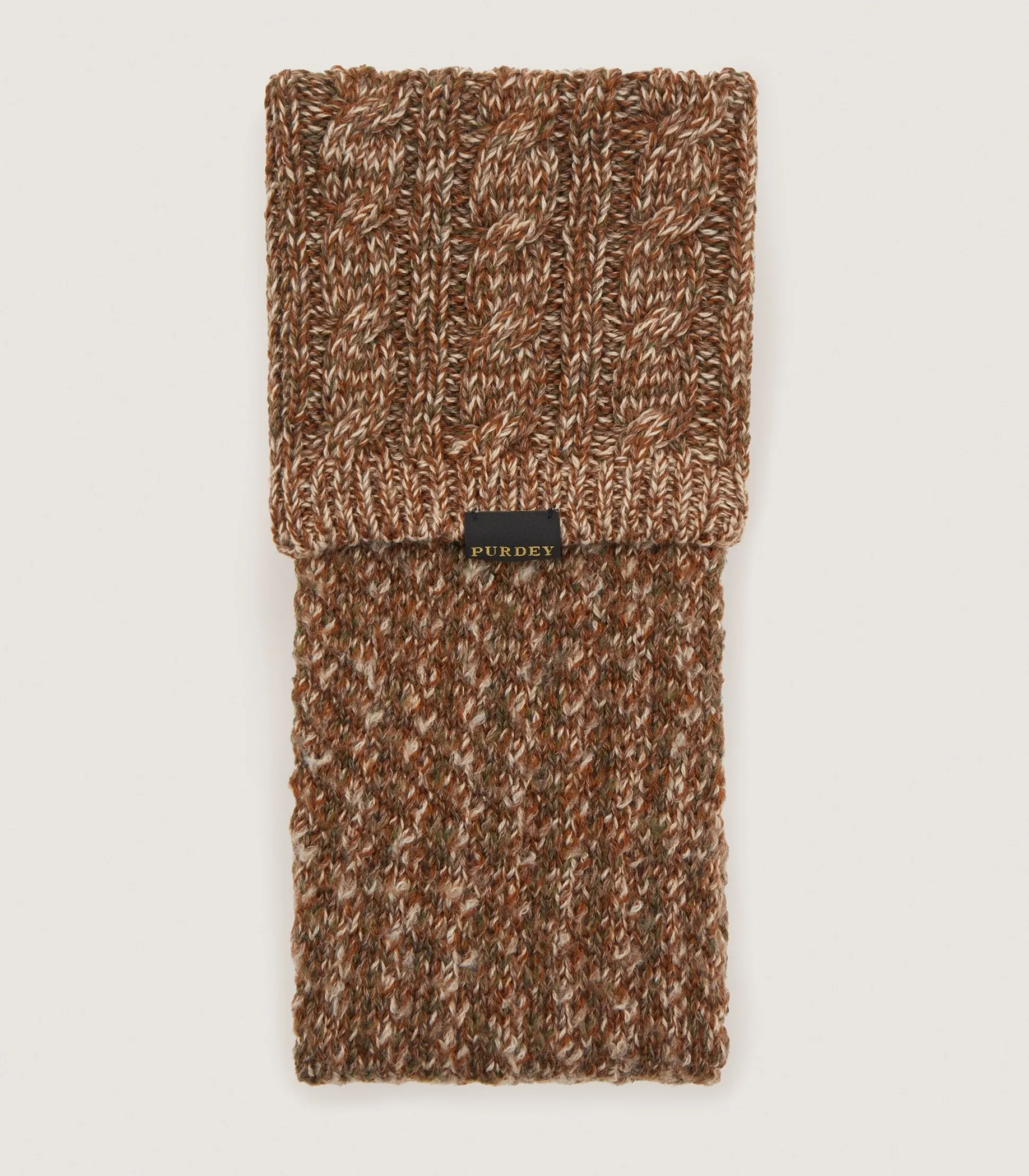 Stornoway Socks in Taupe Brown
