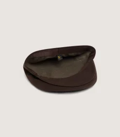 Unisex Litton Alcantara Cap in Dark Brown